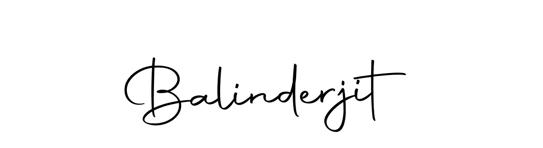 Make a beautiful signature design for name Balinderjit. With this signature (Autography-DOLnW) style, you can create a handwritten signature for free. Balinderjit signature style 10 images and pictures png