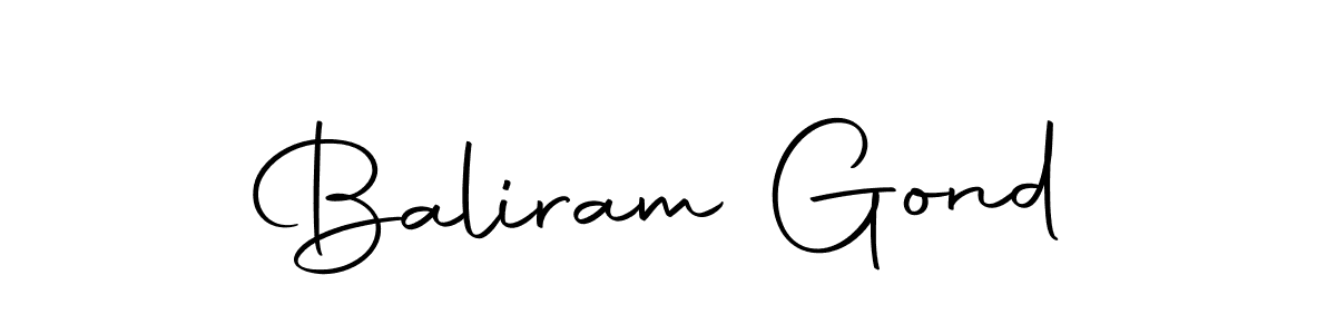 Design your own signature with our free online signature maker. With this signature software, you can create a handwritten (Autography-DOLnW) signature for name Baliram Gond. Baliram Gond signature style 10 images and pictures png