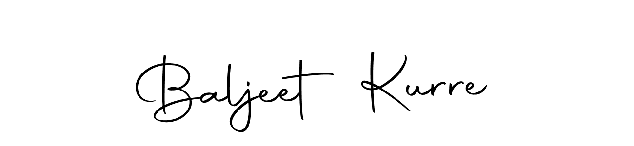 Baljeet Kurre stylish signature style. Best Handwritten Sign (Autography-DOLnW) for my name. Handwritten Signature Collection Ideas for my name Baljeet Kurre. Baljeet Kurre signature style 10 images and pictures png