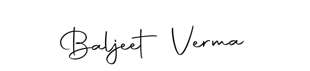 Use a signature maker to create a handwritten signature online. With this signature software, you can design (Autography-DOLnW) your own signature for name Baljeet Verma. Baljeet Verma signature style 10 images and pictures png