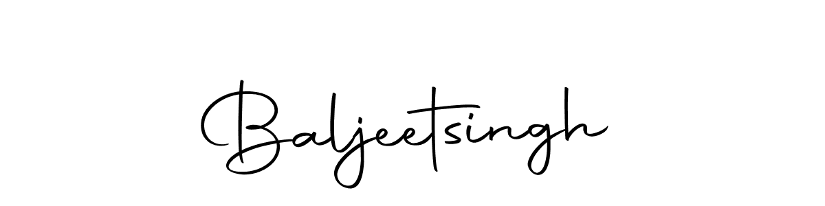 Create a beautiful signature design for name Baljeetsingh. With this signature (Autography-DOLnW) fonts, you can make a handwritten signature for free. Baljeetsingh signature style 10 images and pictures png