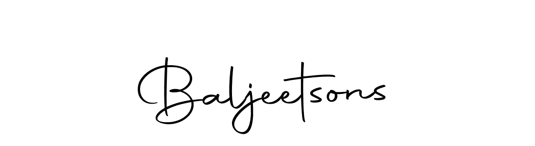 How to make Baljeetsons name signature. Use Autography-DOLnW style for creating short signs online. This is the latest handwritten sign. Baljeetsons signature style 10 images and pictures png