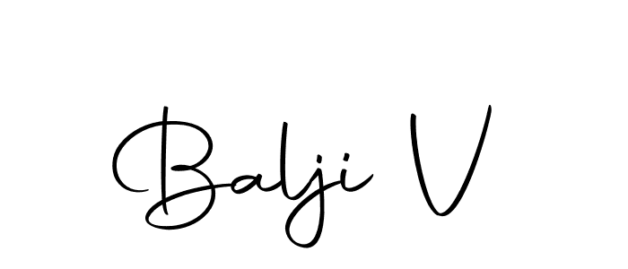 The best way (Autography-DOLnW) to make a short signature is to pick only two or three words in your name. The name Balji V include a total of six letters. For converting this name. Balji V signature style 10 images and pictures png