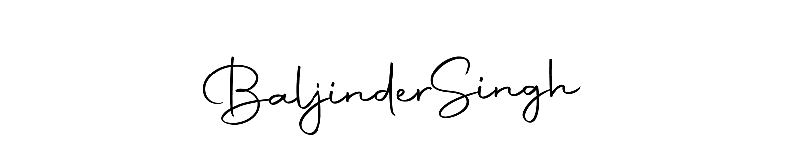 You should practise on your own different ways (Autography-DOLnW) to write your name (Baljinder  Singh) in signature. don't let someone else do it for you. Baljinder  Singh signature style 10 images and pictures png