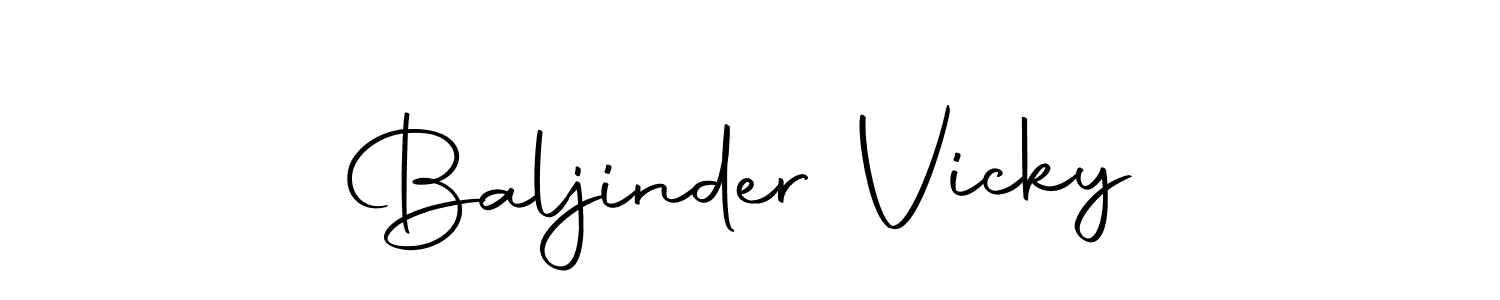 Here are the top 10 professional signature styles for the name Baljinder Vicky. These are the best autograph styles you can use for your name. Baljinder Vicky signature style 10 images and pictures png