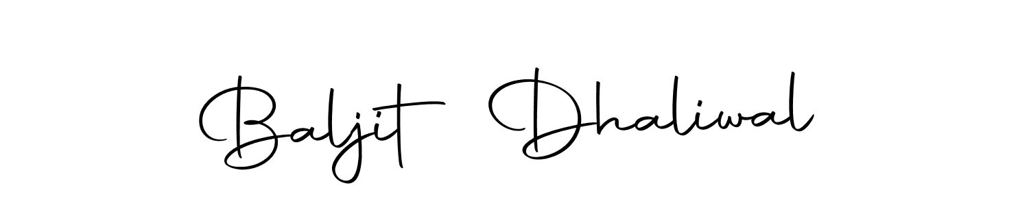 You should practise on your own different ways (Autography-DOLnW) to write your name (Baljit Dhaliwal) in signature. don't let someone else do it for you. Baljit Dhaliwal signature style 10 images and pictures png