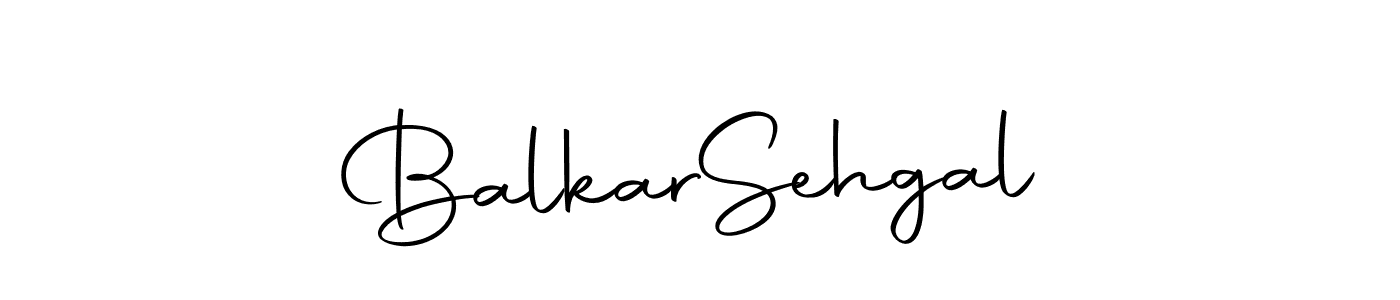 Make a beautiful signature design for name Balkar  Sehgal. With this signature (Autography-DOLnW) style, you can create a handwritten signature for free. Balkar  Sehgal signature style 10 images and pictures png