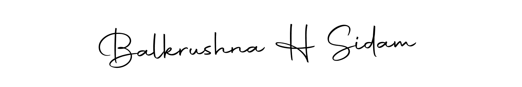 Also You can easily find your signature by using the search form. We will create Balkrushna H Sidam name handwritten signature images for you free of cost using Autography-DOLnW sign style. Balkrushna H Sidam signature style 10 images and pictures png