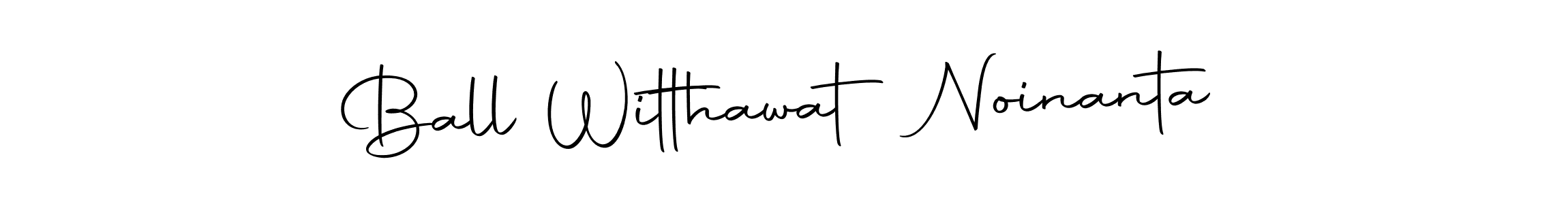 How to make Ball Witthawat Noinanta name signature. Use Autography-DOLnW style for creating short signs online. This is the latest handwritten sign. Ball Witthawat Noinanta signature style 10 images and pictures png