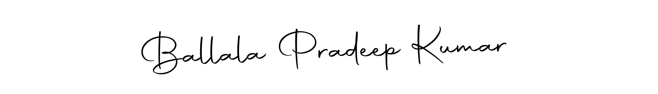 The best way (Autography-DOLnW) to make a short signature is to pick only two or three words in your name. The name Ballala Pradeep Kumar include a total of six letters. For converting this name. Ballala Pradeep Kumar signature style 10 images and pictures png