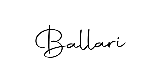 Design your own signature with our free online signature maker. With this signature software, you can create a handwritten (Autography-DOLnW) signature for name Ballari. Ballari signature style 10 images and pictures png