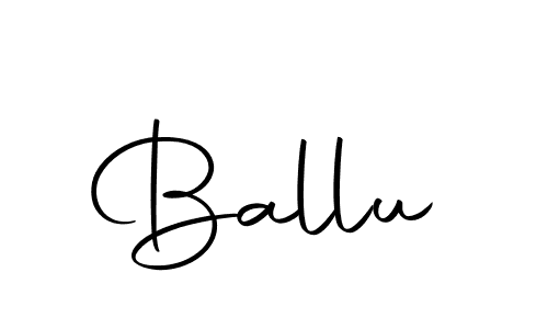 Design your own signature with our free online signature maker. With this signature software, you can create a handwritten (Autography-DOLnW) signature for name Ballu. Ballu signature style 10 images and pictures png