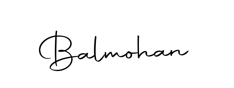 Make a beautiful signature design for name Balmohan. With this signature (Autography-DOLnW) style, you can create a handwritten signature for free. Balmohan signature style 10 images and pictures png