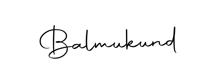 Design your own signature with our free online signature maker. With this signature software, you can create a handwritten (Autography-DOLnW) signature for name Balmukund. Balmukund signature style 10 images and pictures png