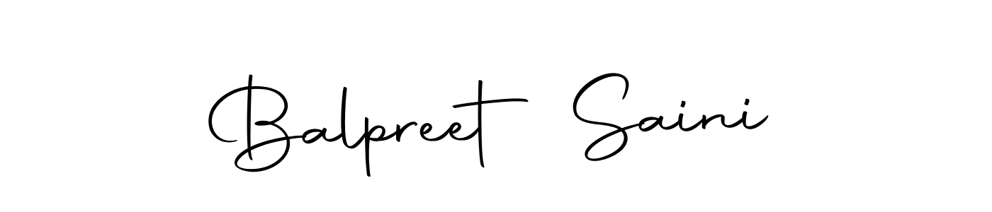 Similarly Autography-DOLnW is the best handwritten signature design. Signature creator online .You can use it as an online autograph creator for name Balpreet Saini. Balpreet Saini signature style 10 images and pictures png