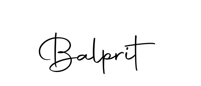 Make a beautiful signature design for name Balprit. With this signature (Autography-DOLnW) style, you can create a handwritten signature for free. Balprit signature style 10 images and pictures png