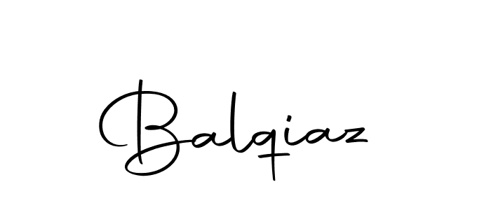 Design your own signature with our free online signature maker. With this signature software, you can create a handwritten (Autography-DOLnW) signature for name Balqiaz. Balqiaz signature style 10 images and pictures png