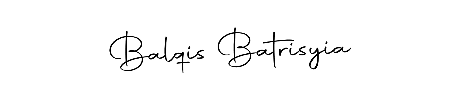 Use a signature maker to create a handwritten signature online. With this signature software, you can design (Autography-DOLnW) your own signature for name Balqis Batrisyia. Balqis Batrisyia signature style 10 images and pictures png