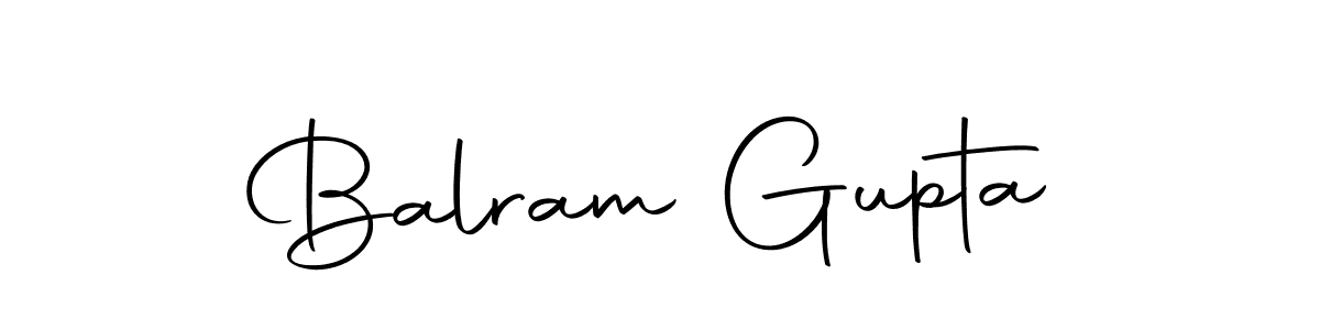 Design your own signature with our free online signature maker. With this signature software, you can create a handwritten (Autography-DOLnW) signature for name Balram Gupta. Balram Gupta signature style 10 images and pictures png