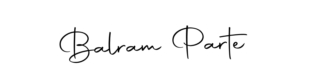 Design your own signature with our free online signature maker. With this signature software, you can create a handwritten (Autography-DOLnW) signature for name Balram Parte. Balram Parte signature style 10 images and pictures png