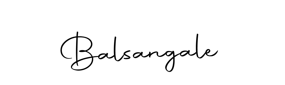 Make a beautiful signature design for name Balsangale. With this signature (Autography-DOLnW) style, you can create a handwritten signature for free. Balsangale signature style 10 images and pictures png