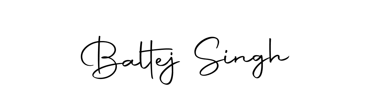 How to make Baltej Singh name signature. Use Autography-DOLnW style for creating short signs online. This is the latest handwritten sign. Baltej Singh signature style 10 images and pictures png