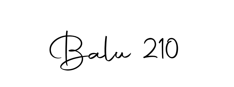 Create a beautiful signature design for name Balu 210. With this signature (Autography-DOLnW) fonts, you can make a handwritten signature for free. Balu 210 signature style 10 images and pictures png