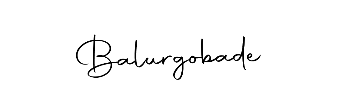 Create a beautiful signature design for name Balurgobade. With this signature (Autography-DOLnW) fonts, you can make a handwritten signature for free. Balurgobade signature style 10 images and pictures png