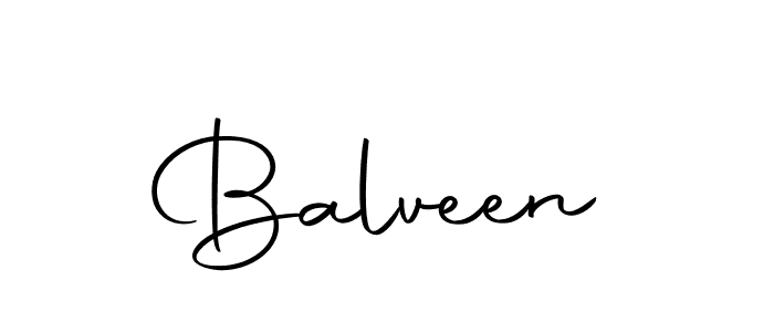 Design your own signature with our free online signature maker. With this signature software, you can create a handwritten (Autography-DOLnW) signature for name Balveen. Balveen signature style 10 images and pictures png