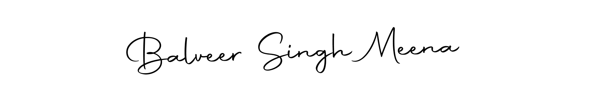 Create a beautiful signature design for name Balveer Singh Meena. With this signature (Autography-DOLnW) fonts, you can make a handwritten signature for free. Balveer Singh Meena signature style 10 images and pictures png