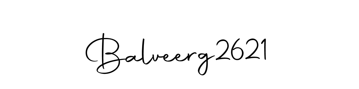 How to make Balveerg2621 name signature. Use Autography-DOLnW style for creating short signs online. This is the latest handwritten sign. Balveerg2621 signature style 10 images and pictures png