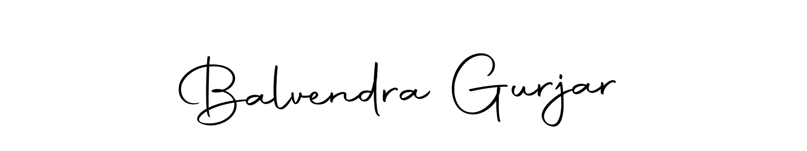 How to make Balvendra Gurjar name signature. Use Autography-DOLnW style for creating short signs online. This is the latest handwritten sign. Balvendra Gurjar signature style 10 images and pictures png