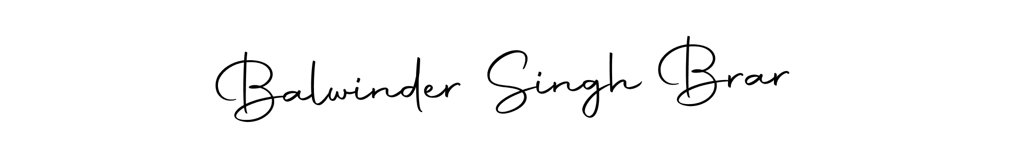 Create a beautiful signature design for name Balwinder Singh Brar. With this signature (Autography-DOLnW) fonts, you can make a handwritten signature for free. Balwinder Singh Brar signature style 10 images and pictures png