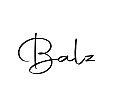 Create a beautiful signature design for name Balz. With this signature (Autography-DOLnW) fonts, you can make a handwritten signature for free. Balz signature style 10 images and pictures png