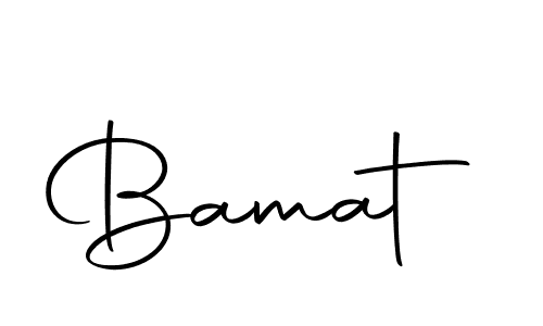 Use a signature maker to create a handwritten signature online. With this signature software, you can design (Autography-DOLnW) your own signature for name Bamat. Bamat signature style 10 images and pictures png