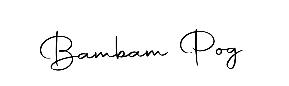 Create a beautiful signature design for name Bambam Pog. With this signature (Autography-DOLnW) fonts, you can make a handwritten signature for free. Bambam Pog signature style 10 images and pictures png