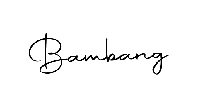 How to make Bambang signature? Autography-DOLnW is a professional autograph style. Create handwritten signature for Bambang name. Bambang signature style 10 images and pictures png