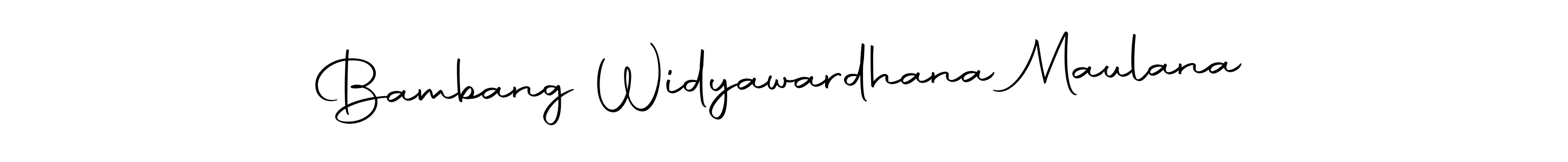 Use a signature maker to create a handwritten signature online. With this signature software, you can design (Autography-DOLnW) your own signature for name Bambang Widyawardhana Maulana. Bambang Widyawardhana Maulana signature style 10 images and pictures png