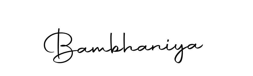 How to make Bambhaniya name signature. Use Autography-DOLnW style for creating short signs online. This is the latest handwritten sign. Bambhaniya signature style 10 images and pictures png