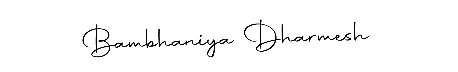 Design your own signature with our free online signature maker. With this signature software, you can create a handwritten (Autography-DOLnW) signature for name Bambhaniya Dharmesh. Bambhaniya Dharmesh signature style 10 images and pictures png