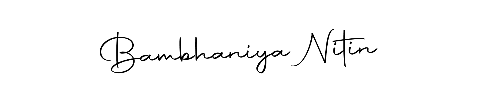 Bambhaniya Nitin stylish signature style. Best Handwritten Sign (Autography-DOLnW) for my name. Handwritten Signature Collection Ideas for my name Bambhaniya Nitin. Bambhaniya Nitin signature style 10 images and pictures png