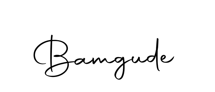 Design your own signature with our free online signature maker. With this signature software, you can create a handwritten (Autography-DOLnW) signature for name Bamgude. Bamgude signature style 10 images and pictures png