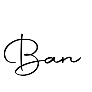 Use a signature maker to create a handwritten signature online. With this signature software, you can design (Autography-DOLnW) your own signature for name Ban. Ban signature style 10 images and pictures png