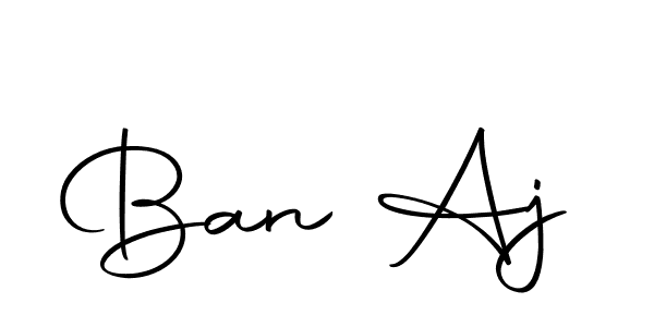 Design your own signature with our free online signature maker. With this signature software, you can create a handwritten (Autography-DOLnW) signature for name Ban Aj. Ban Aj signature style 10 images and pictures png