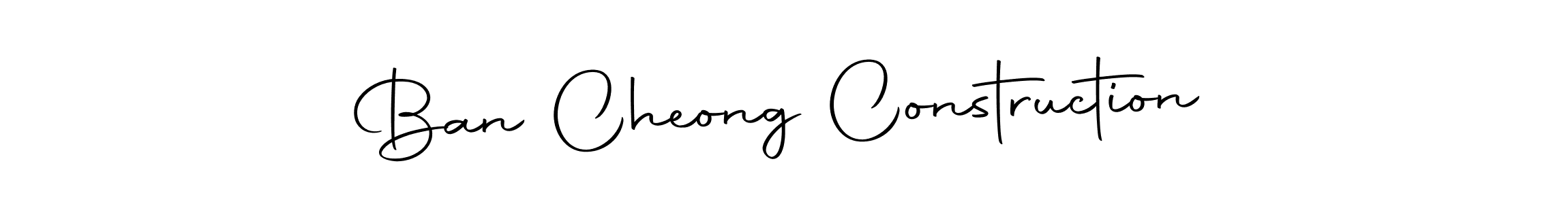 Once you've used our free online signature maker to create your best signature Autography-DOLnW style, it's time to enjoy all of the benefits that Ban Cheong Construction name signing documents. Ban Cheong Construction signature style 10 images and pictures png