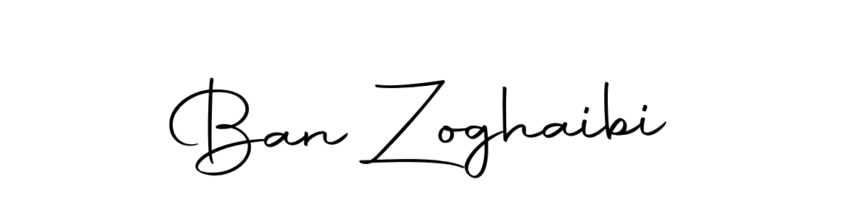 Use a signature maker to create a handwritten signature online. With this signature software, you can design (Autography-DOLnW) your own signature for name Ban Zoghaibi. Ban Zoghaibi signature style 10 images and pictures png