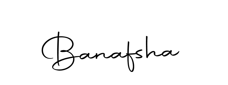 Make a beautiful signature design for name Banafsha. With this signature (Autography-DOLnW) style, you can create a handwritten signature for free. Banafsha signature style 10 images and pictures png