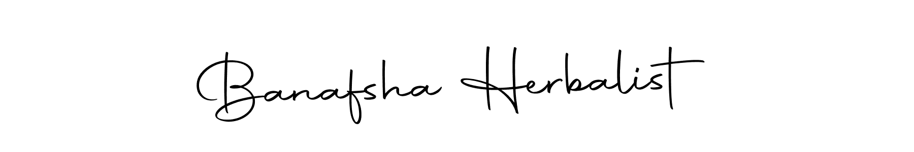 Use a signature maker to create a handwritten signature online. With this signature software, you can design (Autography-DOLnW) your own signature for name Banafsha Herbalist. Banafsha Herbalist signature style 10 images and pictures png