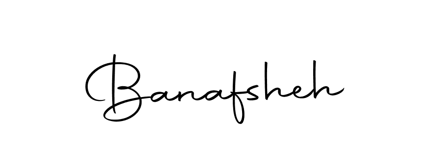 Banafsheh stylish signature style. Best Handwritten Sign (Autography-DOLnW) for my name. Handwritten Signature Collection Ideas for my name Banafsheh. Banafsheh signature style 10 images and pictures png