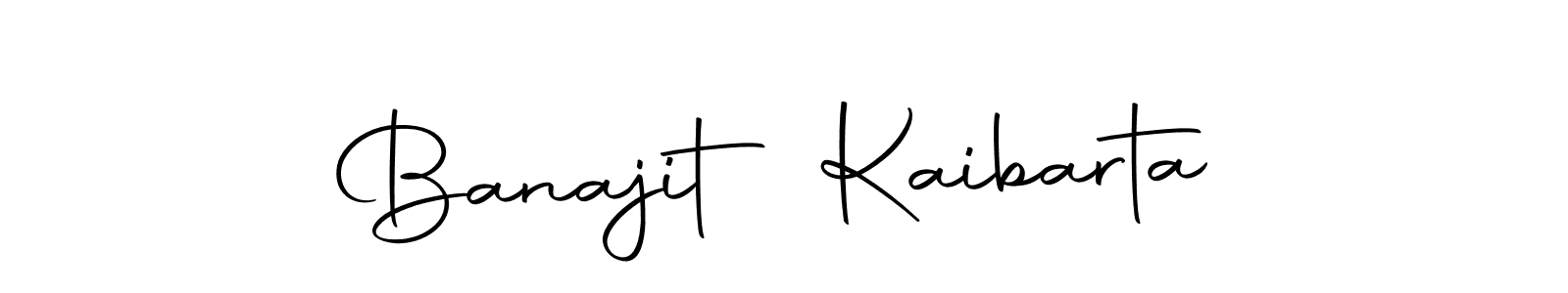 How to make Banajit Kaibarta name signature. Use Autography-DOLnW style for creating short signs online. This is the latest handwritten sign. Banajit Kaibarta signature style 10 images and pictures png